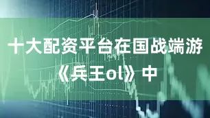十大配资平台在国战端游《兵王ol》中